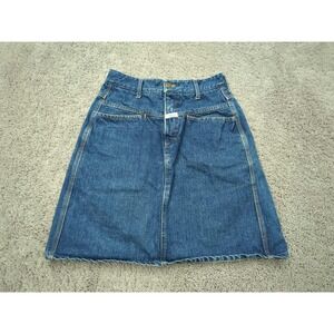 Vintage‎ Marithe Francois Girbaud Denim Skirt Womens 26 Pockets Mini Classic